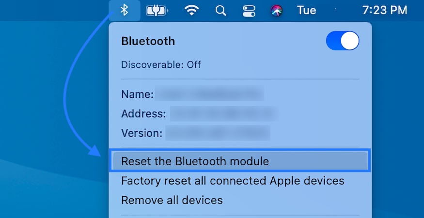 why won't my bluetooth turn on mac