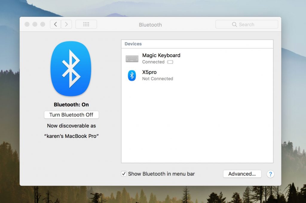 why won't my bluetooth turn on mac